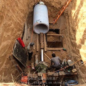 人工顶管机器 水泥管过路施工 双缸顶管机 洪涛电力