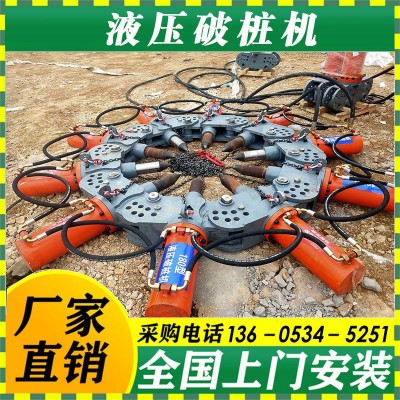 钢筋混凝土水泥灌注破桩头设备桥墩大型截桩机预制桩液压破桩机